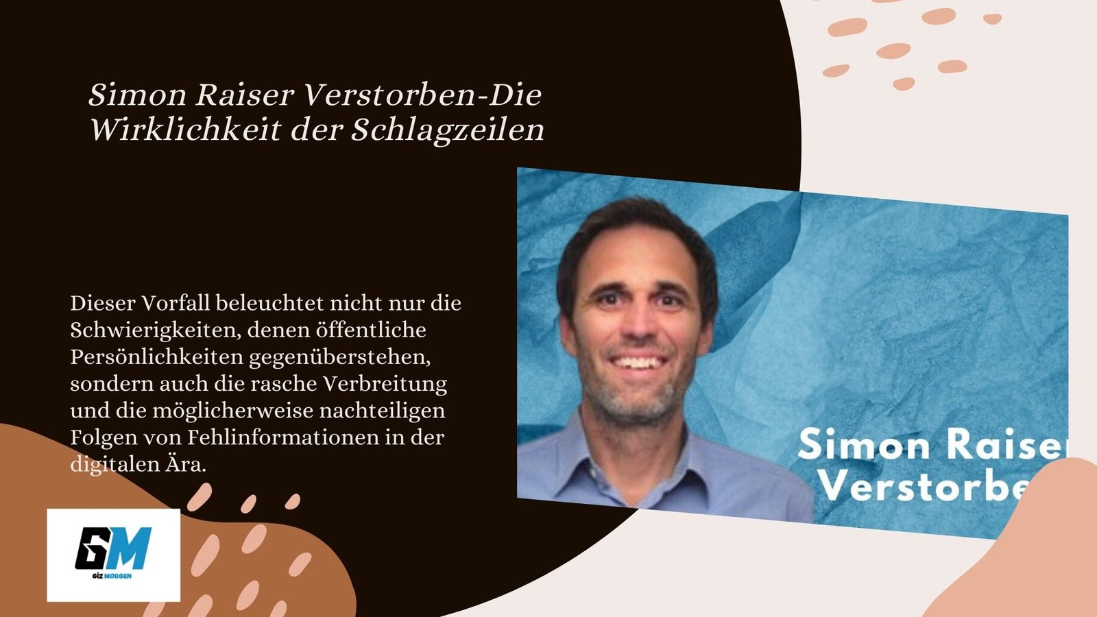 Simon Raiser: Ein Einblick in die Vielseitigkeit eines Visionärs